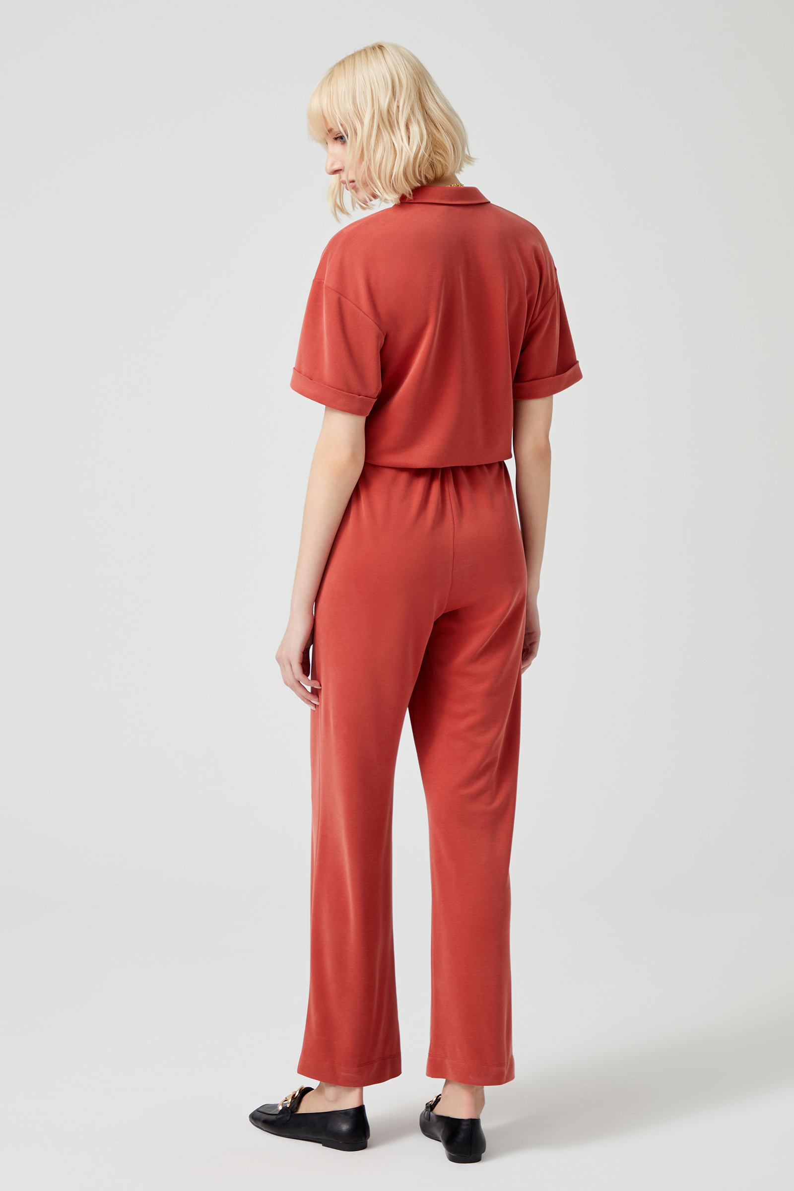 Bağlama Detaylı Örme Tulum