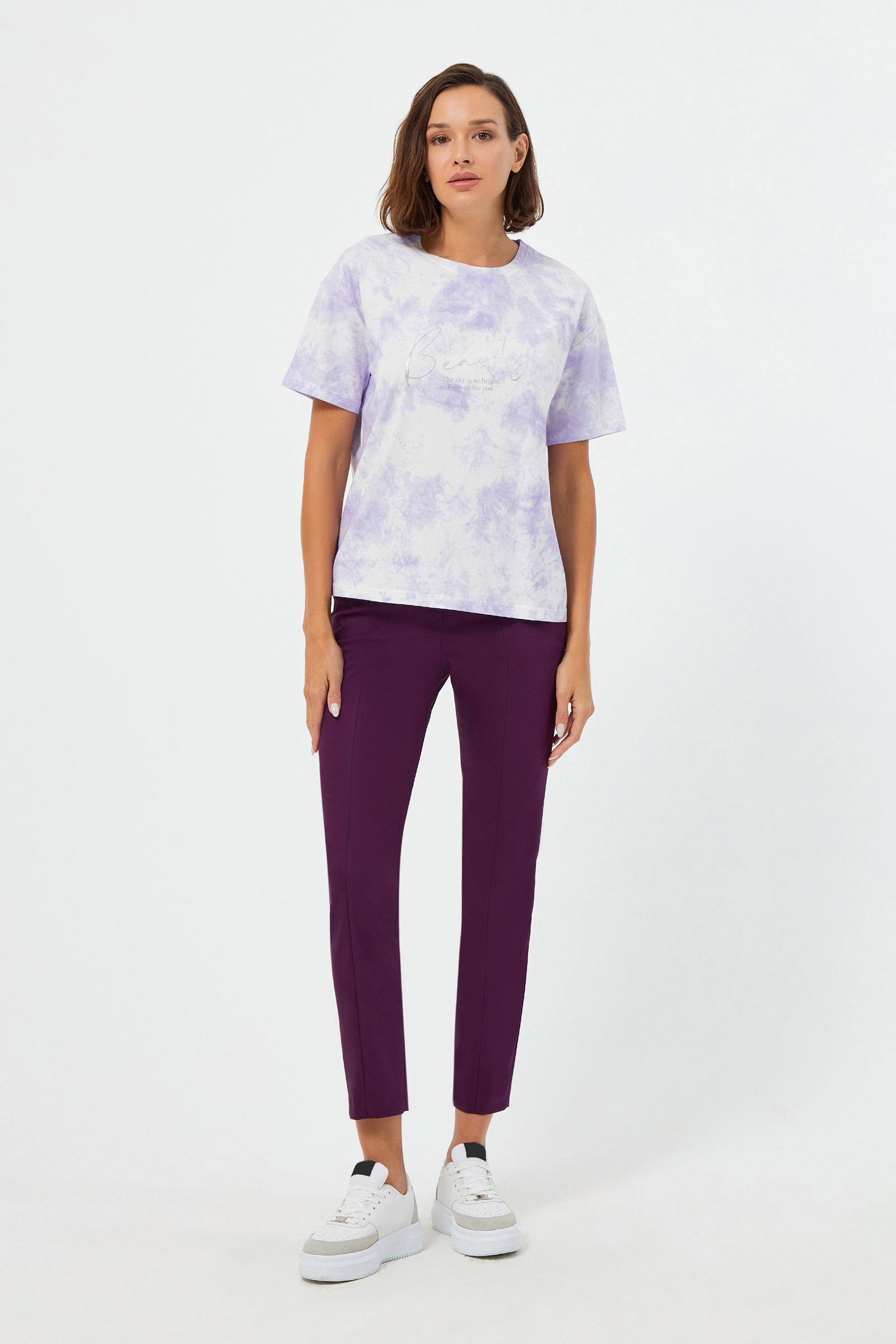 Varak Baskılı Batik T-Shirt