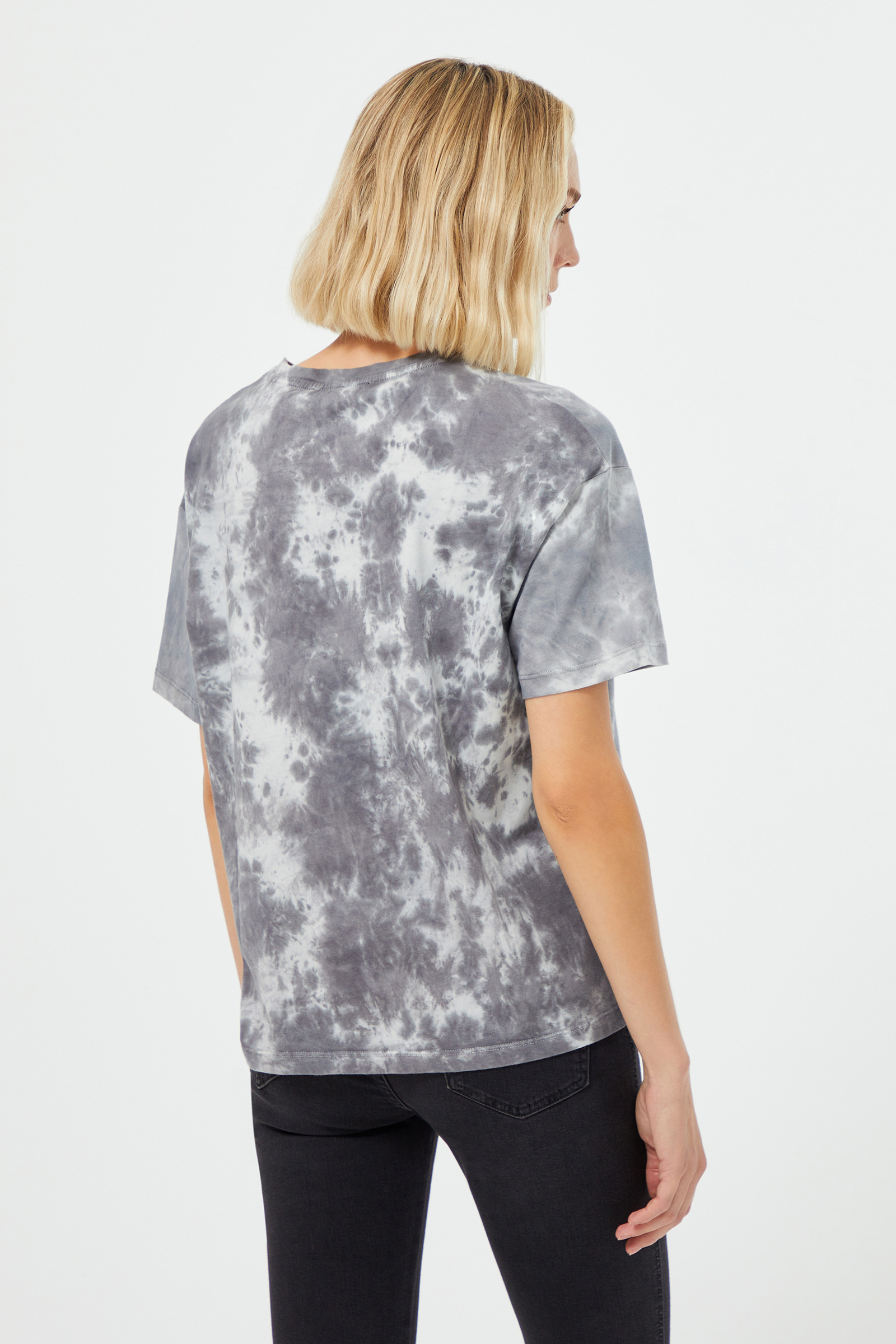Varak Baskılı Batik T-Shirt