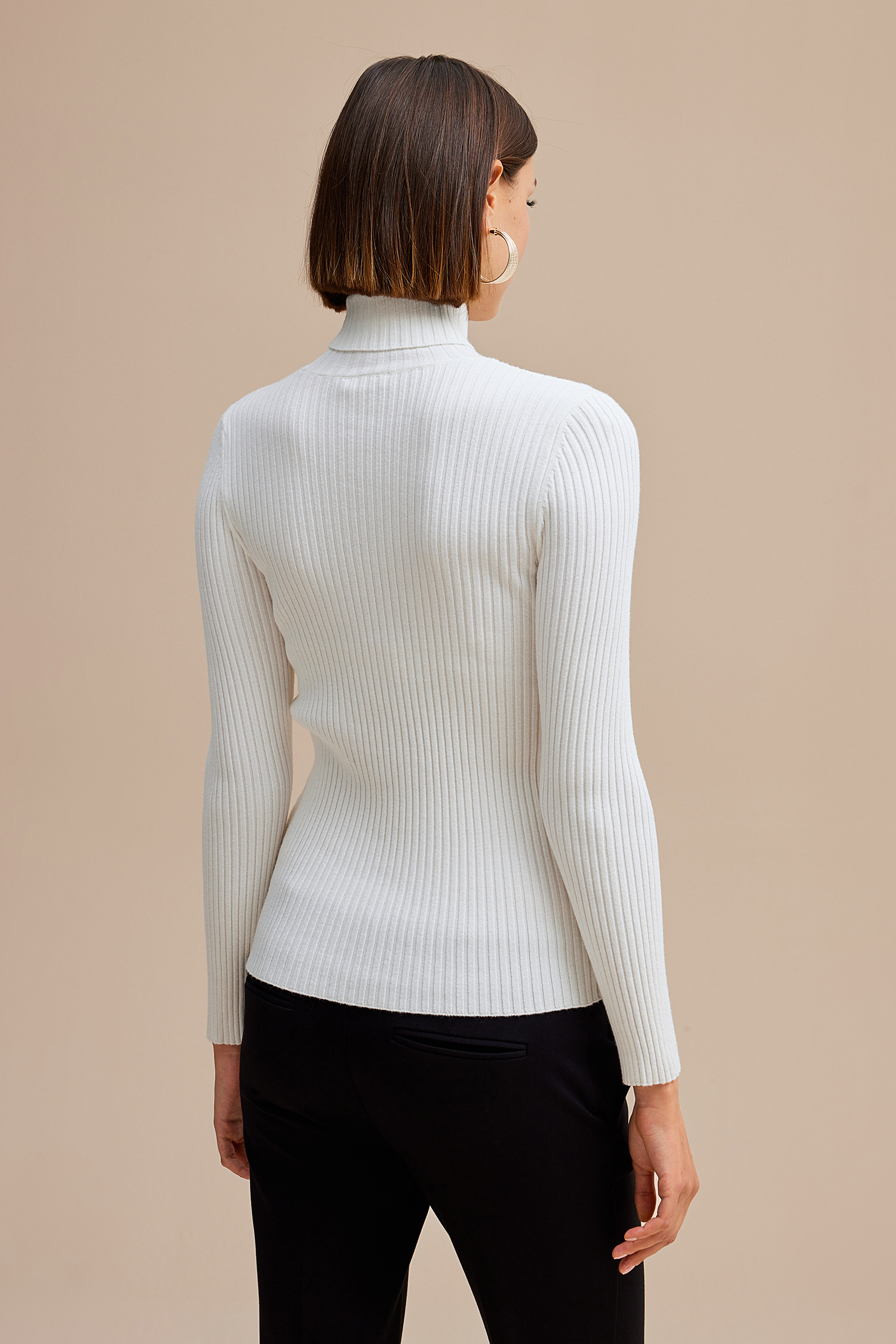 Balıkçı Yaka Triko Kazak