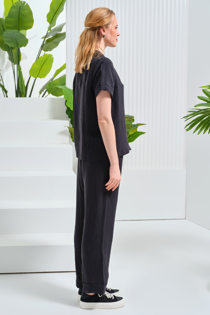 Kısa Kollu Modal Pijama Takımı