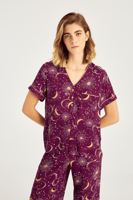 Galaksi Desen Pijama Takımı