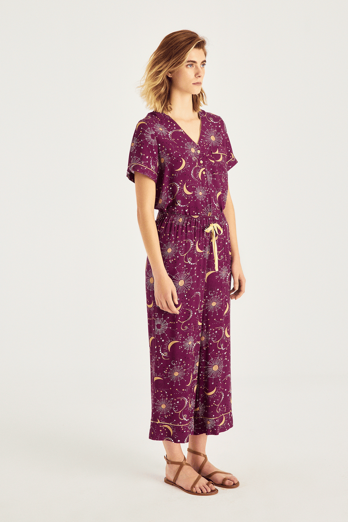 Galaksi Desen Pijama Takımı