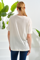 Dantel Cep Detaylı T-Shirt