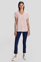 Simli Çizgili T-shirt