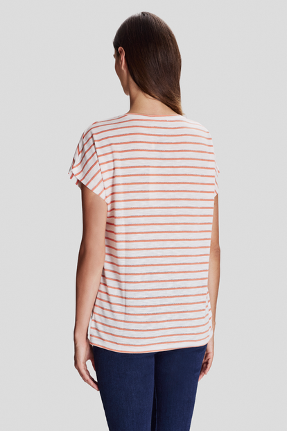 Simli Çizgili T-shirt