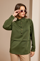 Çıtçıt Detaylı Eşofman Üstü