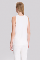 Yuvarlak Yaka Taş Detaylı Örme Bluz