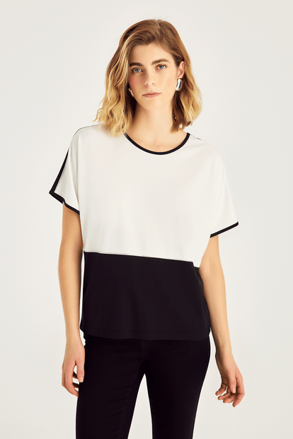 Kontrast T-Shirt
