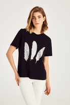 Varak Baskılı T-Shırt