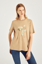 Varak Baskılı T-Shırt