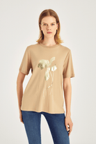 Varak Baskılı T-Shırt