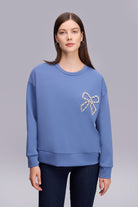 Taşlı Aksesuarlı SweatShıirt