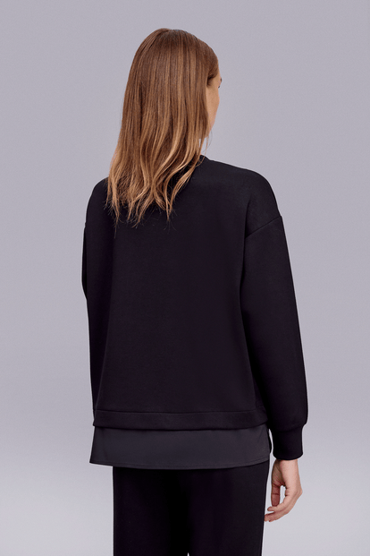 İnci Detaylı Taş Sweatshirt