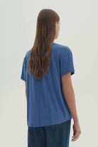 V Yaka Kısa Kollu T-Shirt