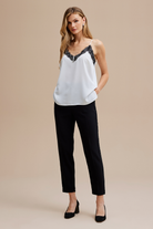 Dantelli Askılı Bluz