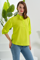 Yarım Patlı Truvakar Kol Bluz