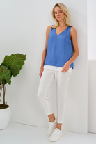 Çift Kat Saten Bluz