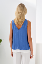 Çift Kat Saten Bluz