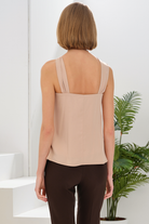 Yakası Burgu Detaylı Bluz