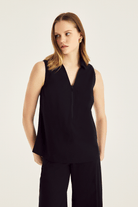 Fermuar Detaylı Bluz