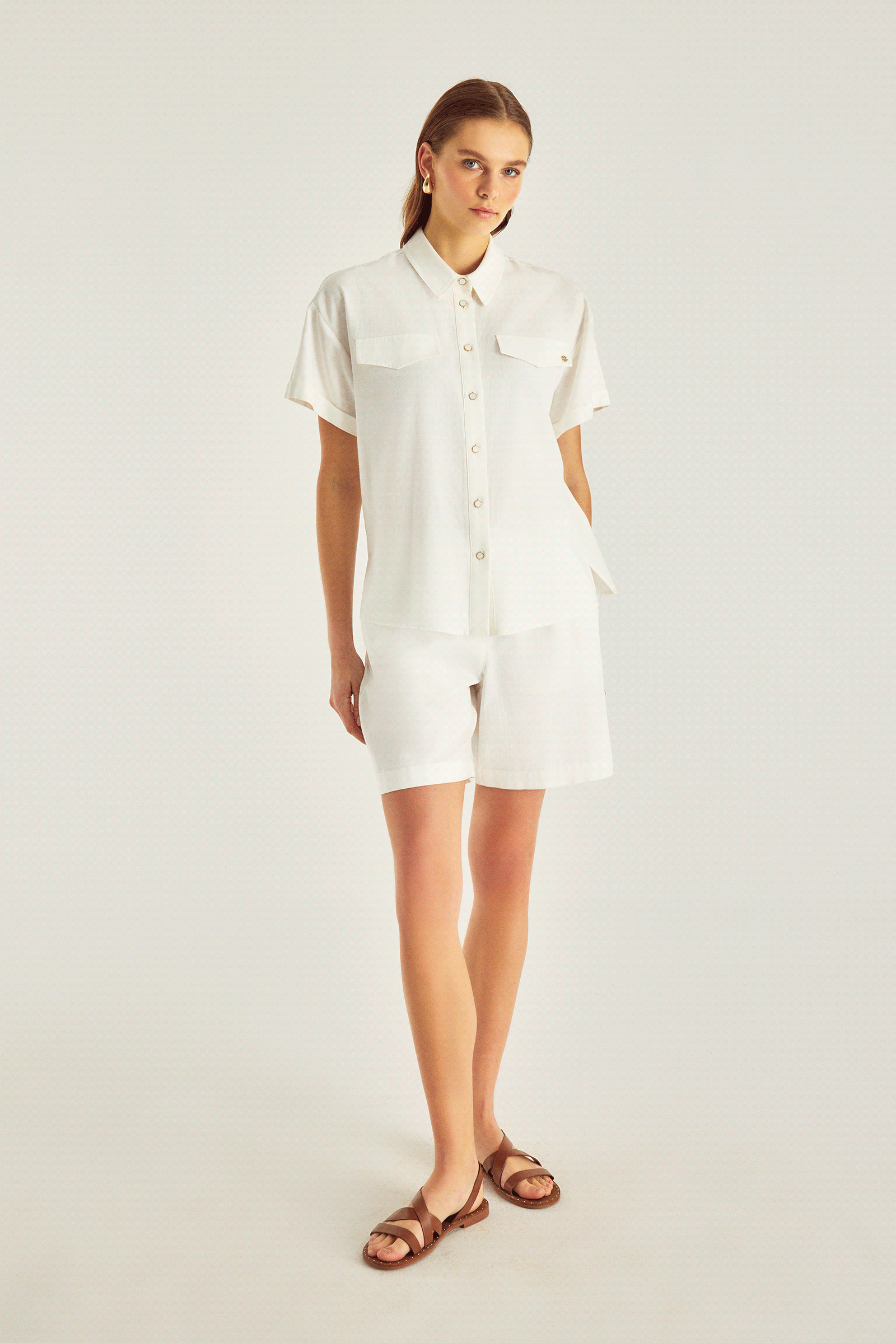 Yarım Kollu Gömlek