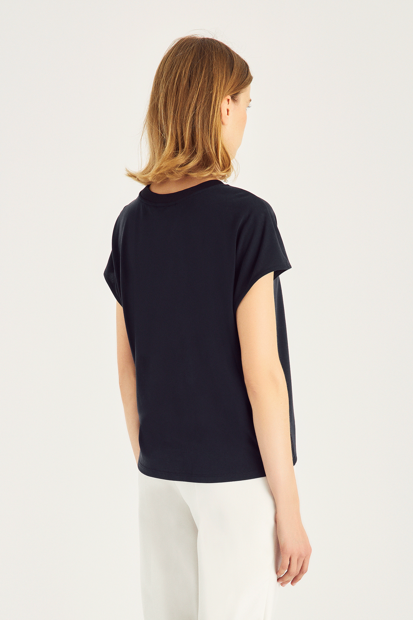 Önü Bağlamalı Örme Bluz