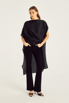 Saten İşlevsel Şık Bluz