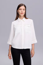 Zincir Detaylı Truvakar Kol Bluz