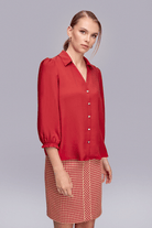 Truvakar Kol Desenli Bluz