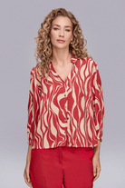 Truvakar Kol Desenli Bluz