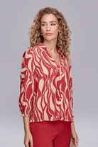 Truvakar Kol Desenli Bluz