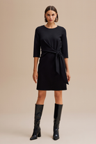 Bağlama Detaylı Örme Elbise