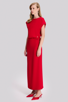 Aksesuar Detaylı Şık Elbise