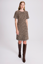 Yarım Kollu Tüvit Elbise