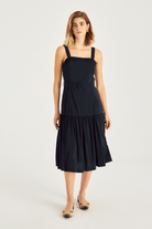 Askılı Kemerli Elbise