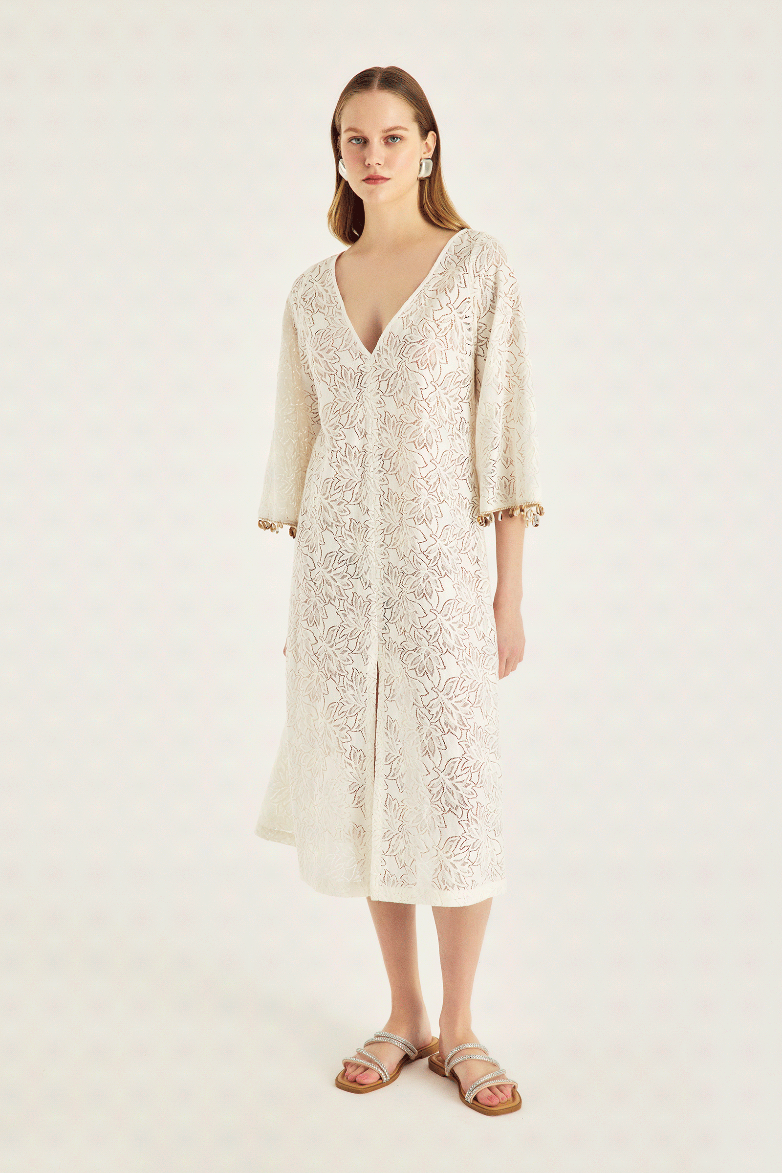 Dantel Plaj Elbisesi