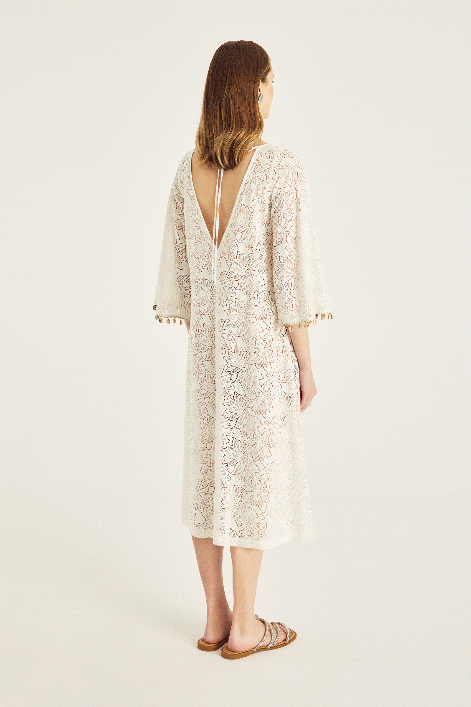 Dantel Plaj Elbisesi