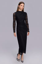 Büzgü Detaylı Elbise