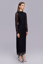 Büzgü Detaylı Elbise