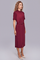 Yırtmaçlı Midi Boy Elbise