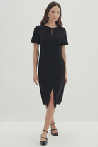 Kemerli Midi Boy Elbise