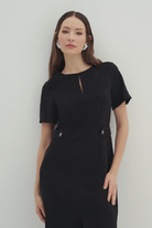 Kemerli Midi Boy Elbise