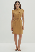 Cep Ve Kemer Detaylı Elbise