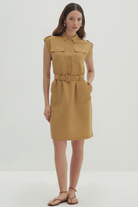 Cep Ve Kemer Detaylı Elbise