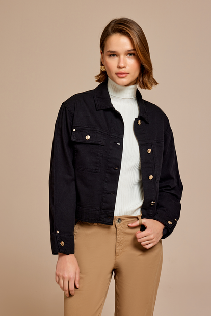 Kısa Denim Ceket