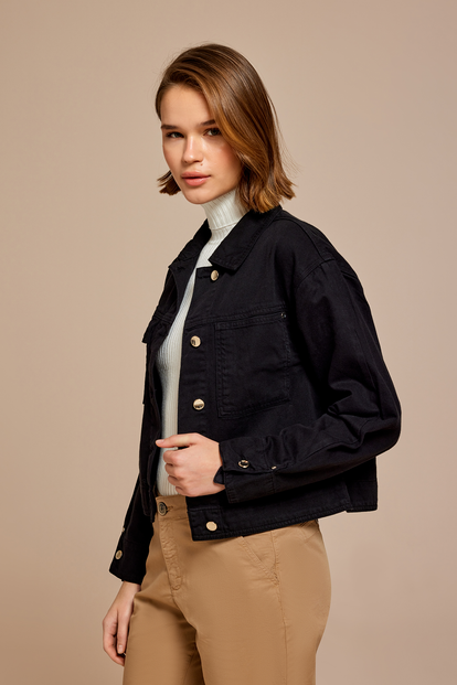 Kısa Denim Ceket