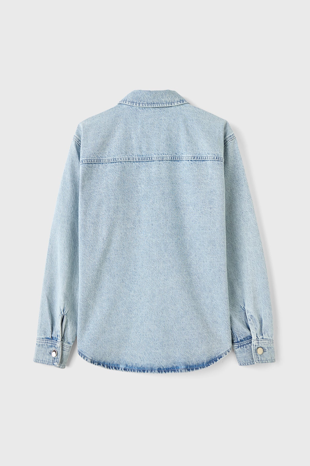 Taş Baskılı Denim Ceket