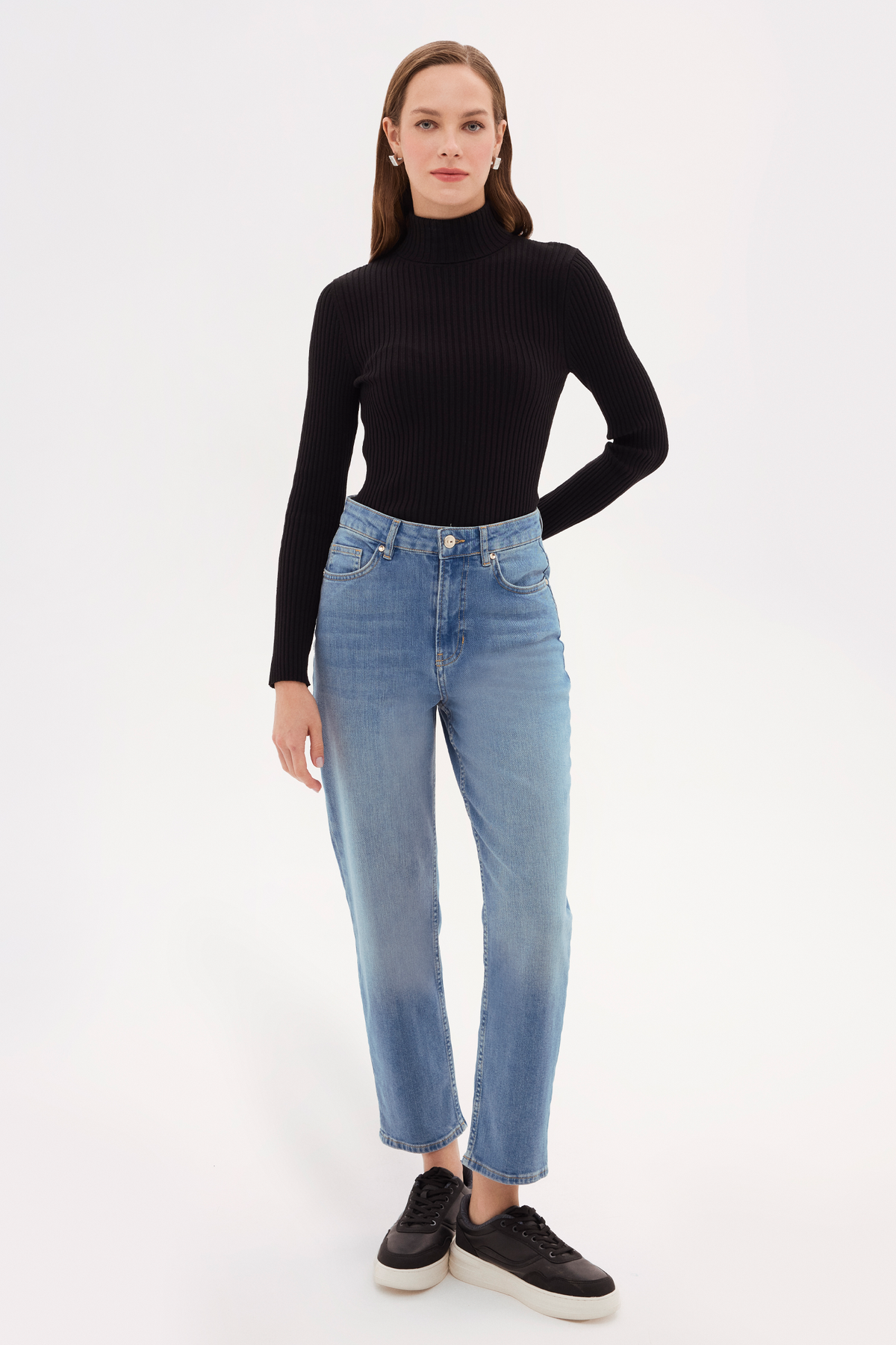 Mom Fit Denim Pantolon