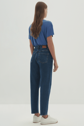 Düz Kesim Denim Pantolon